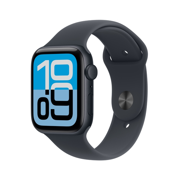 Apple Watch SE 3 GPS 40mm Midnight Aluminium Case with Midnight Sport Band - M/L image 1