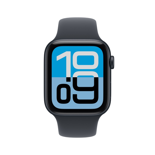 Apple Watch SE 3 GPS 40mm Midnight Aluminium Case with Midnight Sport Band - S/M image 2