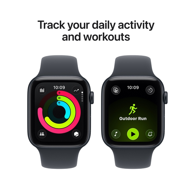 Apple Watch SE 3 GPS 40mm Midnight Aluminium Case with Midnight Sport Band - S/M image 6