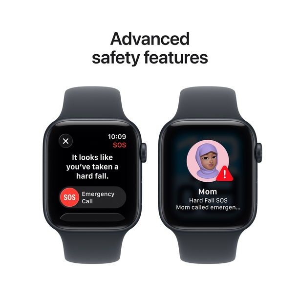 Apple Watch SE 3 GPS 44mm Midnight Aluminium Case with Midnight Sport Band - M/L image 7